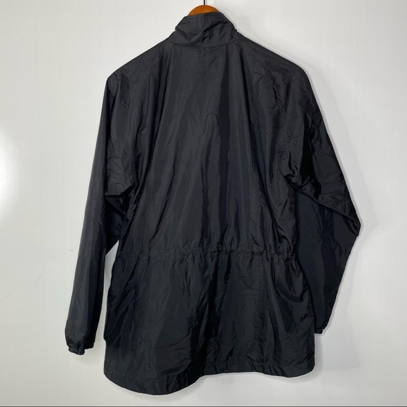 Lands’ End Black Windbreaker Jacket Medium - Picture 2 of 5
